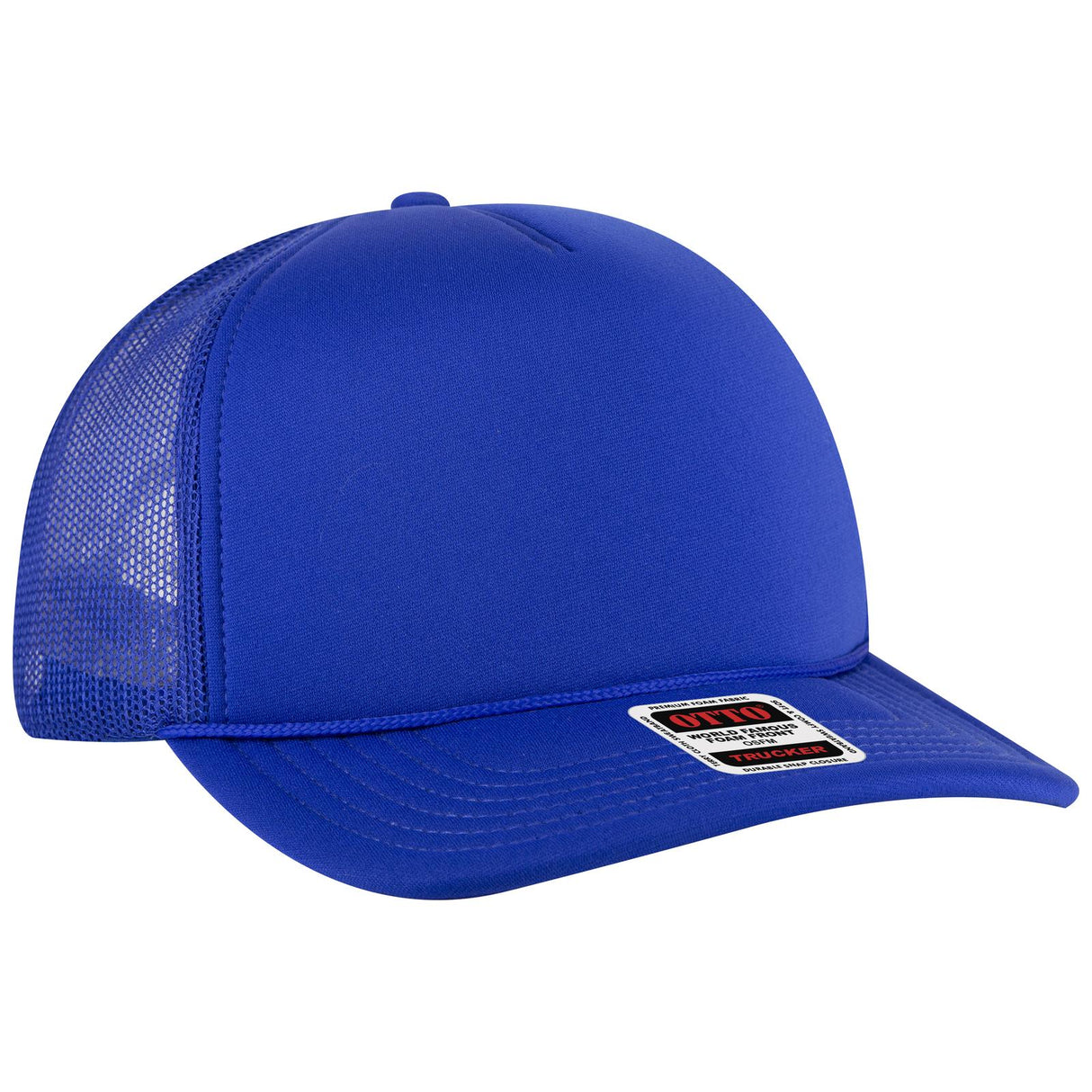 OTTO CAP 5 Panel High Crown Mesh Back Trucker Hat OTTO 3931-1