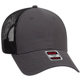 OTTO CAP 6 Panel Low Profile Mesh Back Trucker Hat OTTO 83-1239