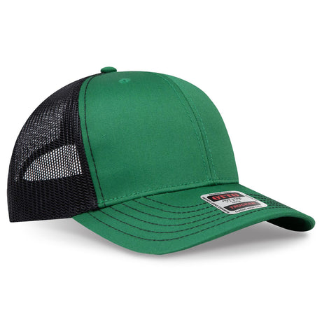 OTTO CAP 6 Panel Mid Profile Mesh Back Trucker Hat OTTO 112-1