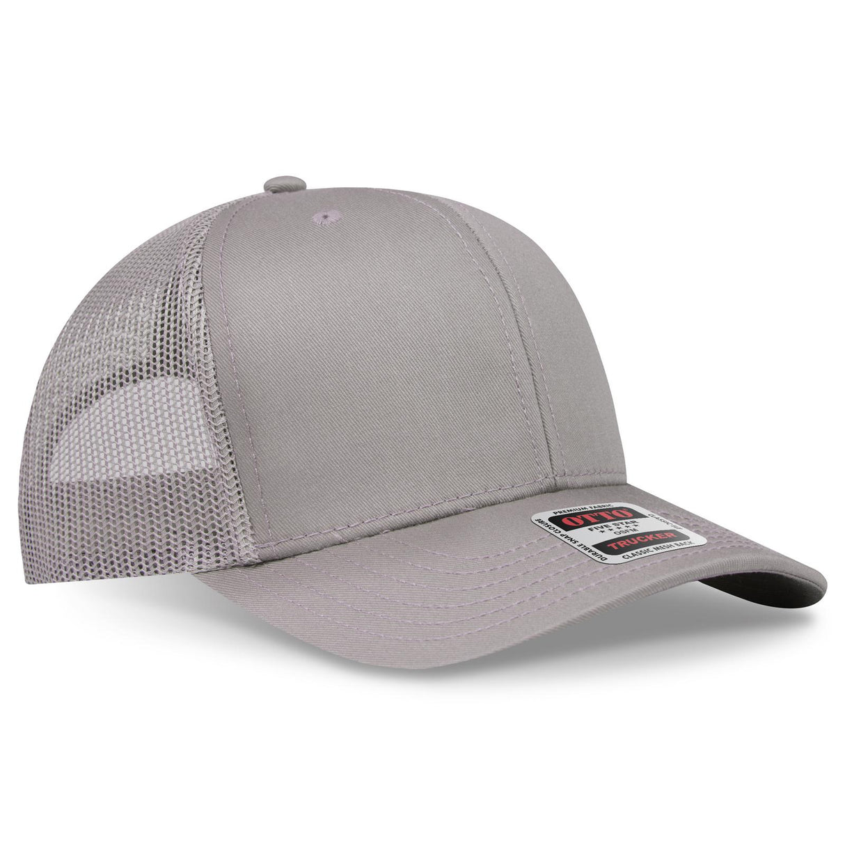 OTTO CAP 6 Panel Mid Profile Mesh Back Trucker Hat OTTO 112-1