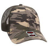OTTO CAP Camouflage 6 Panel Low Profile Mesh Back Trucker Hat OTTO 105-1247