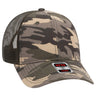 OTTO CAP Camouflage 6 Panel Low Profile Mesh Back Trucker Hat OTTO 105-1247