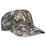 OTTO CAP Camouflage 5 Panel Mid Profile Mesh Back Trucker Hat OTTO 47-049