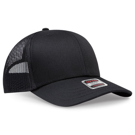 OTTO CAP 6 Panel Mid Profile Mesh Back Trucker Hat OTTO 112-1