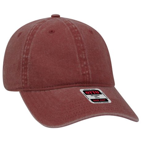 OTTO CAP 6 Panel Low Profile Dad Hat OTTO 18-202