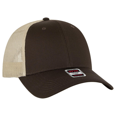 OTTO CAP 6 Panel Low Profile Mesh Back Trucker Hat OTTO 83-473
