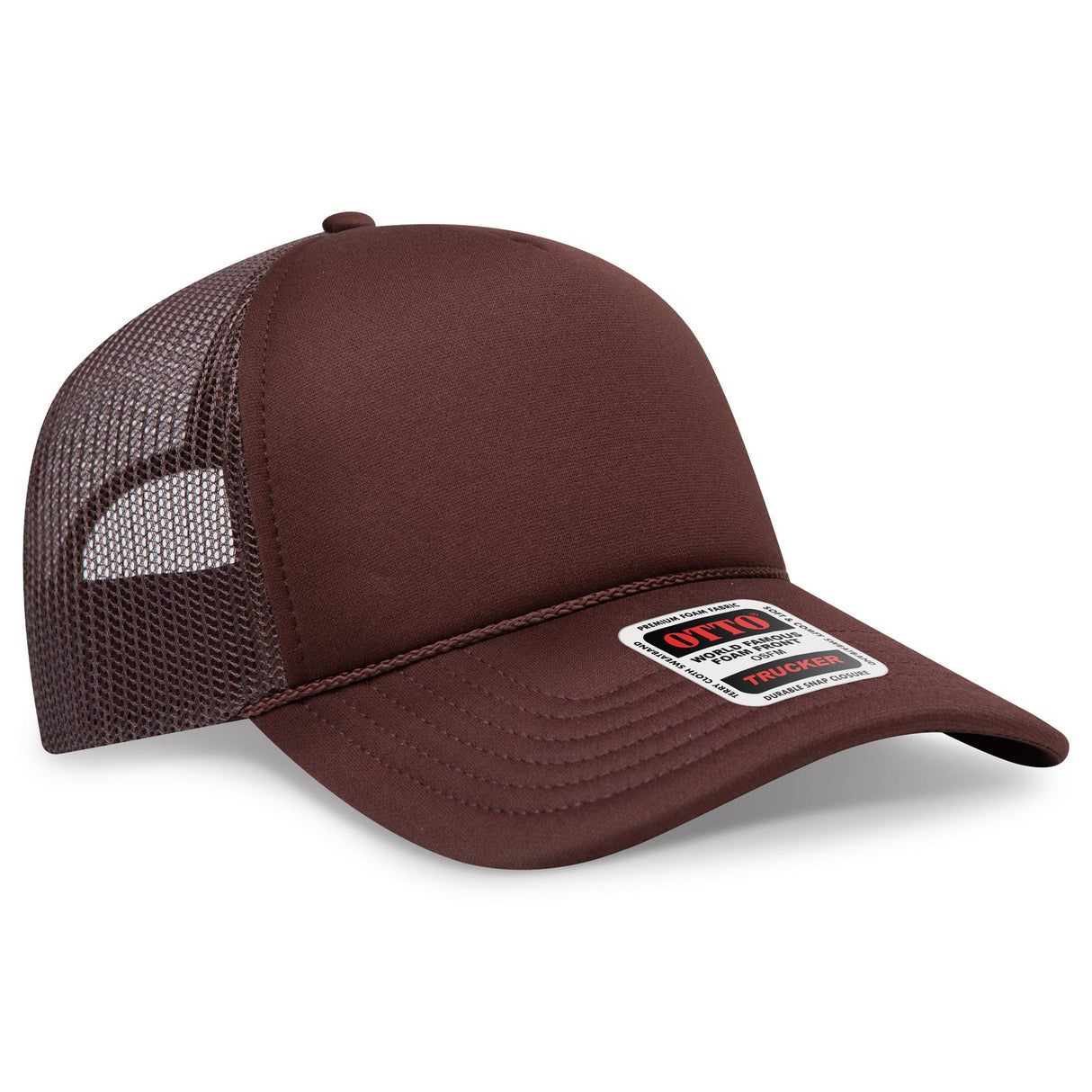 OTTO CAP 5 Panel Low Profile Mesh Back Trucker Hat OTTO 39102-1