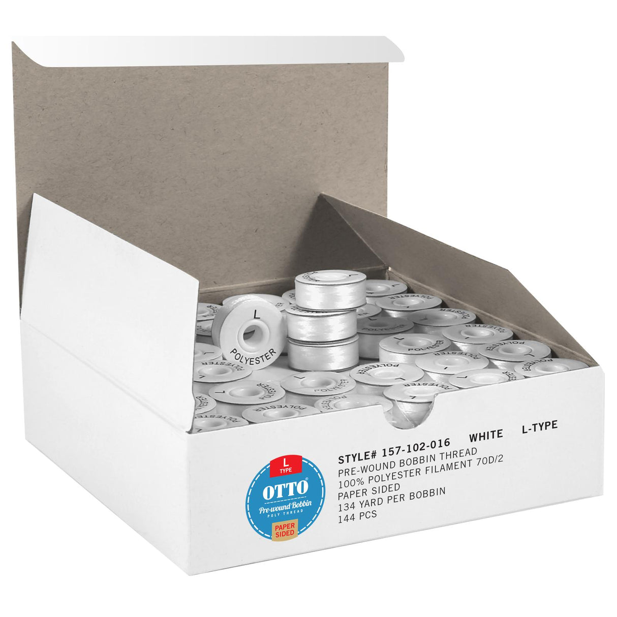 OTTO Embroidery Pre-Wound Bobbin Thread OTTO 157-102