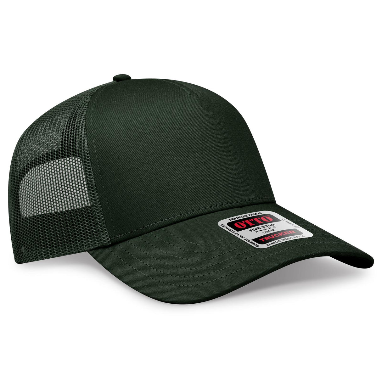 OTTO CAP 5 Panel Low Profile Mesh Back Trucker Hat OTTO 102-664