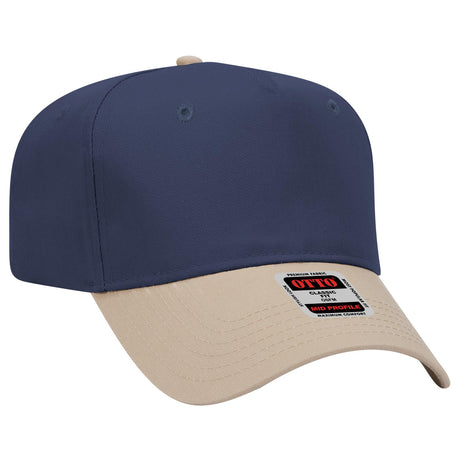 OTTO CAP 5 Panel Mid Profile Baseball Cap OTTO 31-069