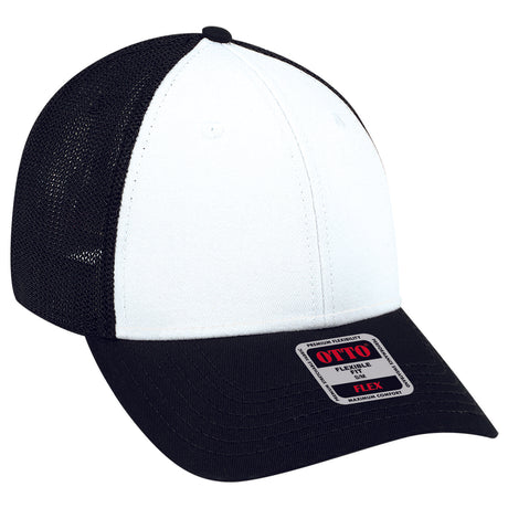 OTTO CAP "OTTO FLEX" Fitted 6 Panel Low Profile Mesh Back Trucker Hat OTTO 135-1230