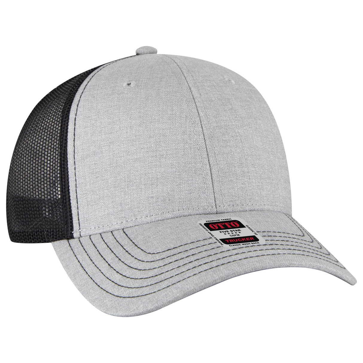 OTTO CAP 6 Panel Low Profile Mesh Back Trucker Hat OTTO 83-1239