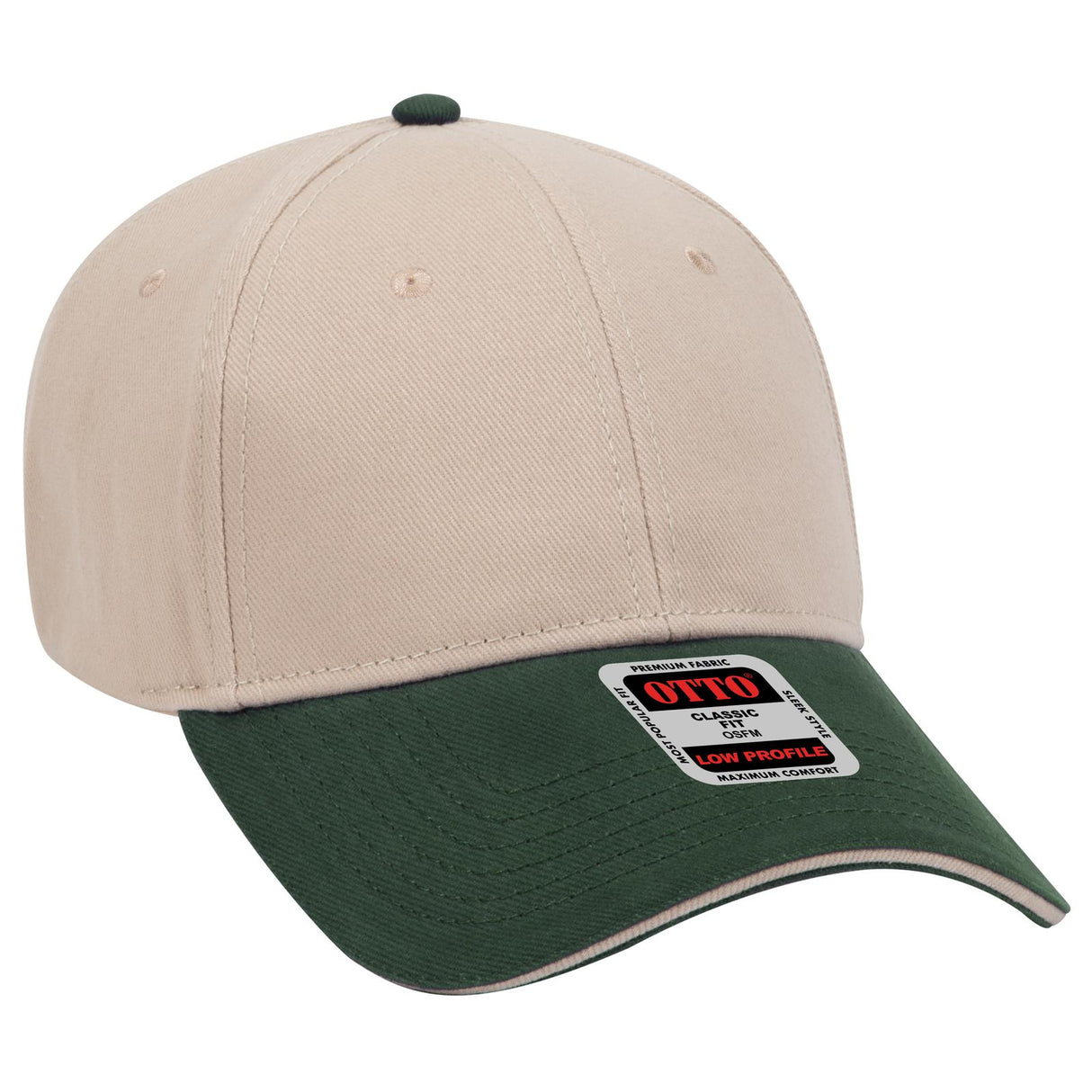 OTTO CAP 6 Panel Low Profile Baseball Cap OTTO 23-255