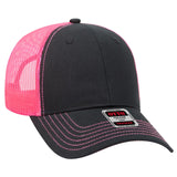 OTTO CAP 6 Panel Low Profile Mesh Back Trucker Hat OTTO 83-1239