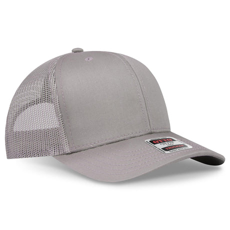 OTTO CAP 6 Panel Mid Profile Mesh Back Trucker Hat OTTO 112-1