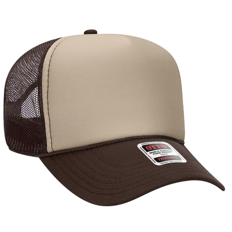 OTTO Cap 32-467 5-Panel Mid-Profile Foam Trucker Hat | Wholesale Foam Snapback