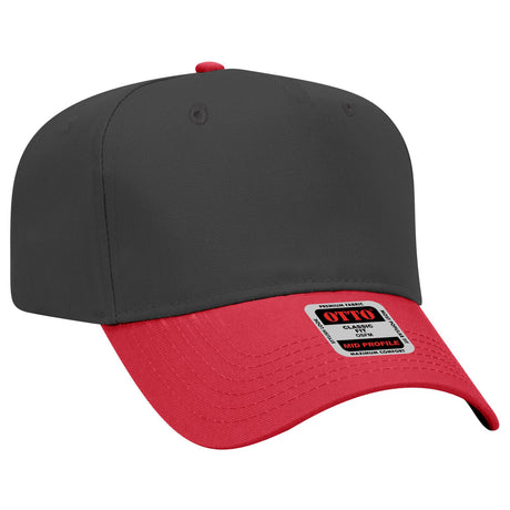 OTTO CAP 5 Panel Mid Profile Baseball Cap OTTO 31-069