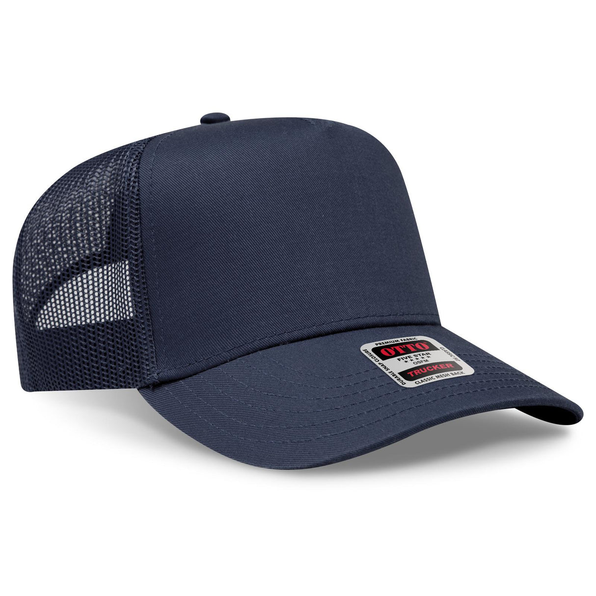 OTTO CAP 5 Panel Mid Profile Mesh Back Trucker Hat OTTO 32-285