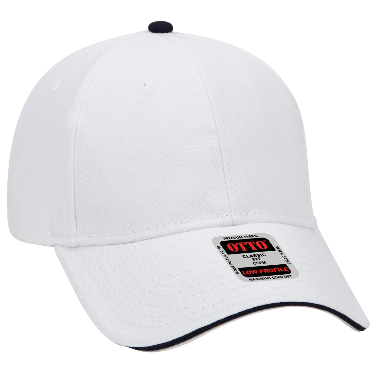OTTO CAP 6 Panel Low Profile Baseball Cap OTTO 23-255