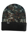 DRI DUCK Coleman Cuffed Beanie - DRI DUCK 3523 Green Woodland Camo One Size Beanies
