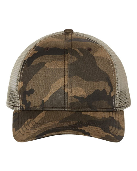 DRI DUCK Covert Trucker Cap - DRI DUCK 3466 Camo Adjustable Hats