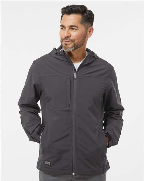 DRI DUCK Men's Apex Soft Shell Hooded Jacket - DRI DUCK 5310 Charcoal S Soft Shell Jackets