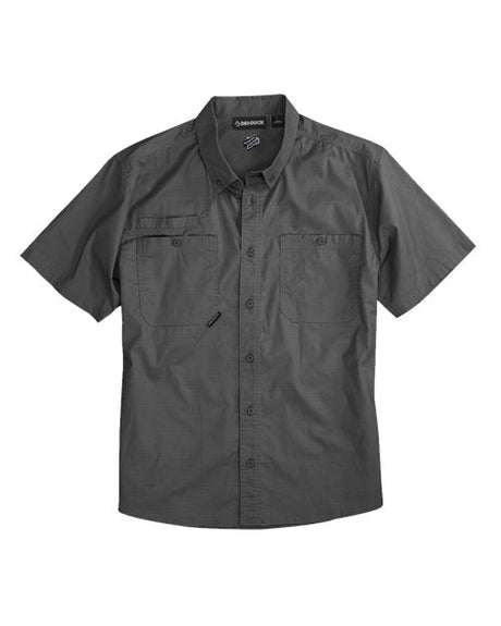 DRI DUCK Men's Craftsman Woven Short Sleeve Shirt - DRI DUCK 4451 Deep Blue S