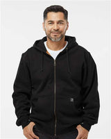 DRI DUCK Men's Crossfire Heavyweight Power Fleece Hooded Jacket with Thermal Lining - DRI DUCK 7033 Black S Jackets