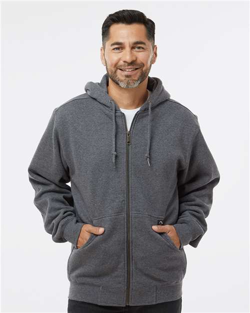 DRI DUCK Men's Crossfire Heavyweight Power Fleece Hooded Jacket with Thermal Lining - DRI DUCK 7033 Dark Oxford S Jackets