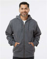 DRI DUCK Men's Crossfire Heavyweight Power Fleece Hooded Jacket with Thermal Lining - DRI DUCK 7033 Dark Oxford S Jackets