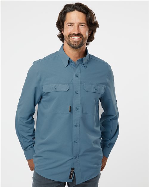 DRI DUCK Men's Crossroad Woven Shirt - DRI DUCK 4441 Charcoal S