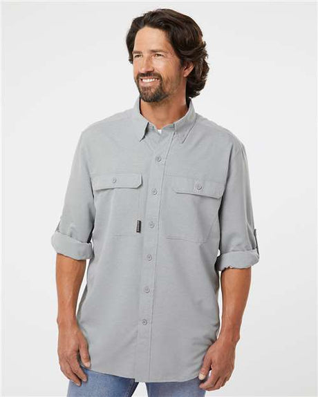 DRI DUCK Men's Crossroad Woven Shirt - DRI DUCK 4441 Grey S