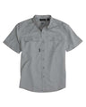 DRI DUCK Men's Crossroad Woven Short Sleeve Shirt - DRI DUCK 4445 Grey S
