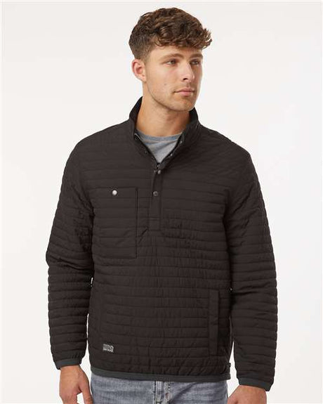 DRI DUCK Men's Keystone Quilted Pullover - DRI DUCK 5303 Black S