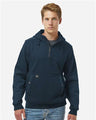 DRI DUCK Men's Mission Quarter - Zip Hooded Pullover - DRI DUCK 7349 Deep Blue S