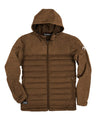 DRI DUCK Men's Pinnacle Soft Shell Puffer Jacket - DRI DUCK 5324 Saddle Heather/ Saddle S Soft Shell Jackets