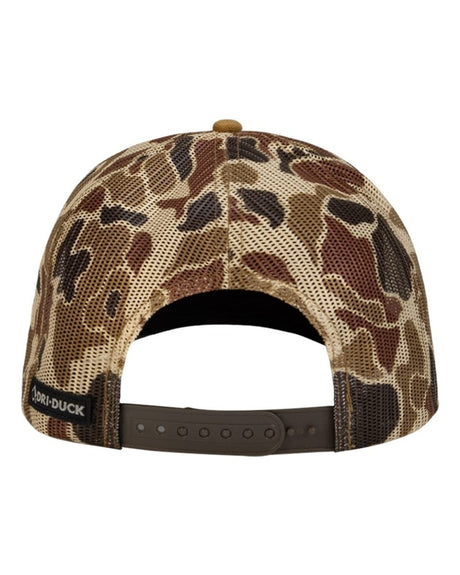 DRI DUCK Ridgewood Cap - DRI DUCK 3054 Saddle/ Duck Camo Adjustable Hats