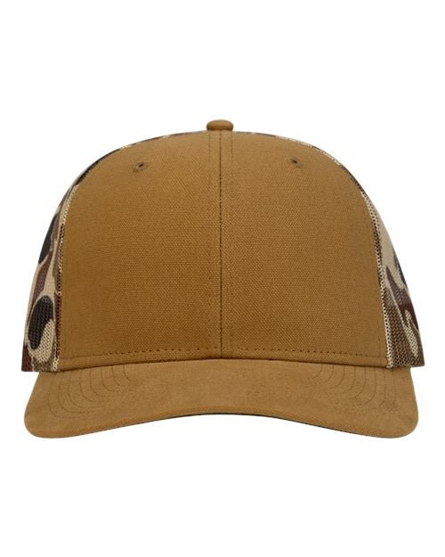 DRI DUCK Ridgewood Cap - DRI DUCK 3054 Saddle/ Duck Camo Adjustable Hats
