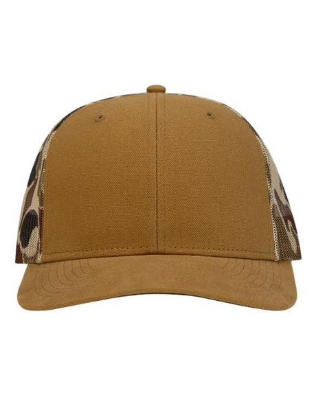 DRI DUCK Ridgewood Cap - DRI DUCK 3054 Saddle/ Duck Camo Adjustable Hats