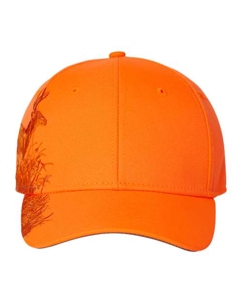 DRI DUCK Running Buck Cap - DRI DUCK 3301 Blaze Orange - Buck Adjustable Hats