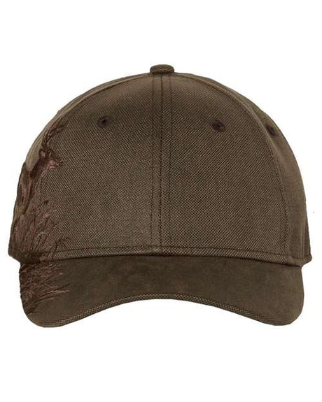 DRI DUCK Running Buck Cap - DRI DUCK 3301 Brown Waxy Canvas Adjustable Hats