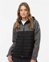 DRI DUCK Women's Vista Soft Shell Puffer Jacket - DRI DUCK 9415 Black Heather/ Black S Soft Shell Jackets