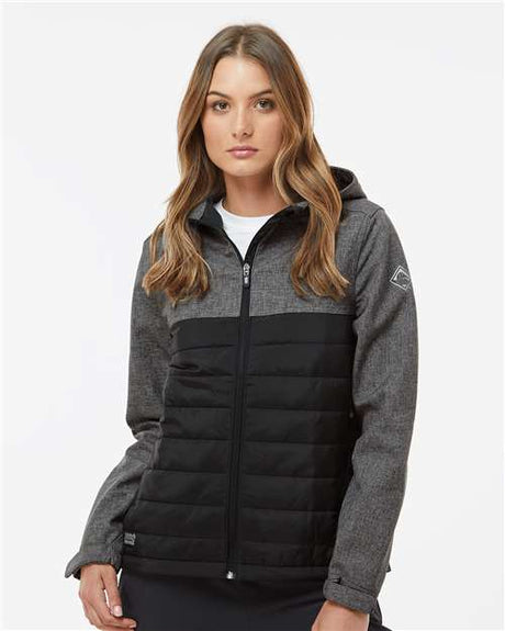 DRI DUCK Women's Vista Soft Shell Puffer Jacket - DRI DUCK 9415 Black Heather/ Black S Soft Shell Jackets