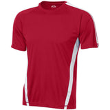 Dri - Equip Colorblock Moisture Wicking Shirt X - Small Red/White