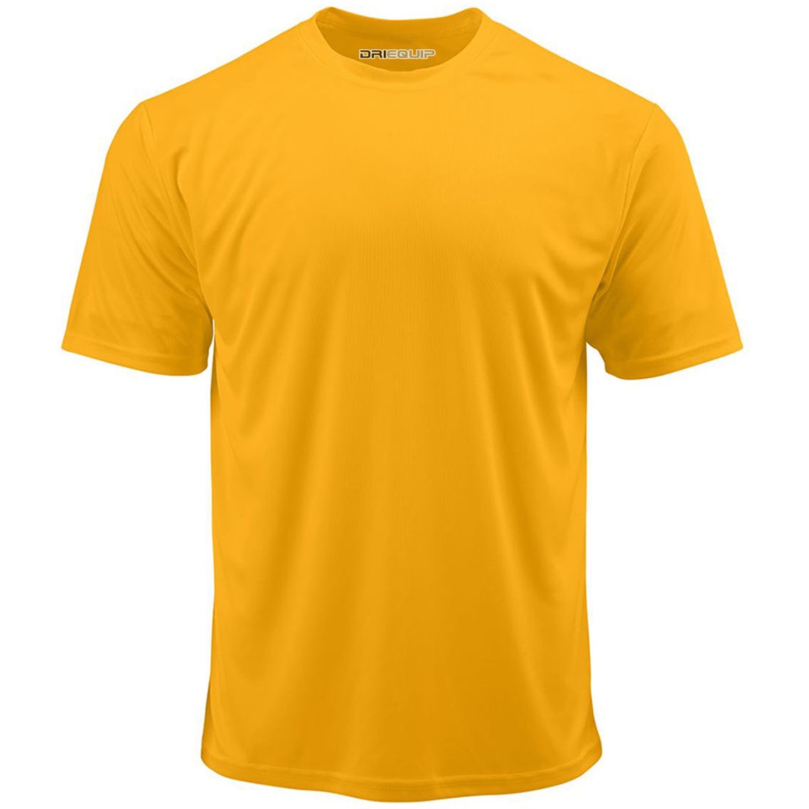 DRIEQUIP Men's Athletic All Sport Training Tee Shirts Gold X - Small T-Shirts