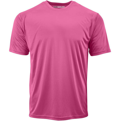 DRIEQUIP Men's Athletic All Sport Training Tee Shirts Neon Pink X - Small T-Shirts