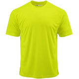 DRIEQUIP Men's Athletic All Sport Training Tee Shirts Neon Yellow X - Small T-Shirts