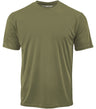 DRIEQUIP Men's Athletic All Sport Training Tee Shirts Olive Drab Green X - Small T-Shirts