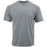 DRIEQUIP Men's Athletic All Sport Training Tee Shirts Silver X - Small T-Shirts