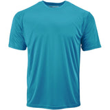 DRIEQUIP Men's Athletic All Sport Training Tee Shirts Tropic Blue X - Small T-Shirts